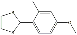 2-(4-Methoxy-o-tolyl)-1,3-dithiolane Structure