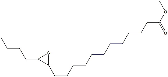 13,14-Epithiostearic acid methyl ester Structure