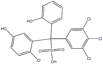  (2-Chloro-5-hydroxyphenyl)(3,4,5-trichlorophenyl)(2-hydroxyphenyl)methanesulfonic acid