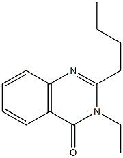 2-Butyl-3-ethylquinazolin-4(3H)-one Structure