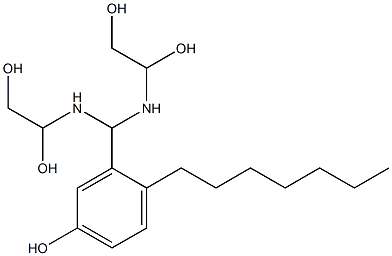 3-[Bis[(1,2-dihydroxyethyl)amino]methyl]-4-heptylphenol