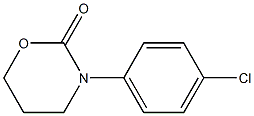 3-(4-Chlorophenyl)tetrahydro-2H-1,3-oxazin-2-one,,结构式