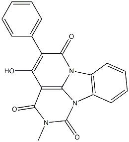 2-Methyl-5-phenyl-4-hydroxy-1H,6H-2,6a,10b-triazafluoranthene-1,3,6(2H)-trione