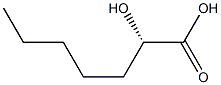 [S,(+)]-2-Hydroxyheptanoic acid Structure