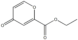 4-Oxo-4H-pyran-2-carboxylic acid ethyl ester Structure