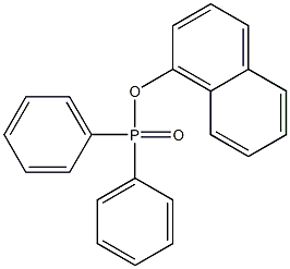 Diphenylphosphinic acid 1-naphtyl ester