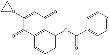 2-(1-Aziridinyl)-5-benzoyloxy-1,4-naphthoquinone