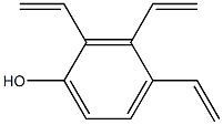 2,3,4-Triethenylphenol 结构式