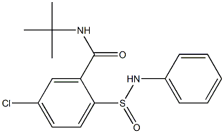 2-Phenylaminosulfinyl-5-chloro-N-tert-butylbenzamide