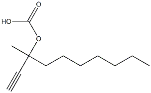 Carbonic acid methyl(1-heptyl-2-propynyl) ester,,结构式