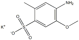 4-Amino-5-methoxy-2-methylbenzenesulfonic acid potassium salt