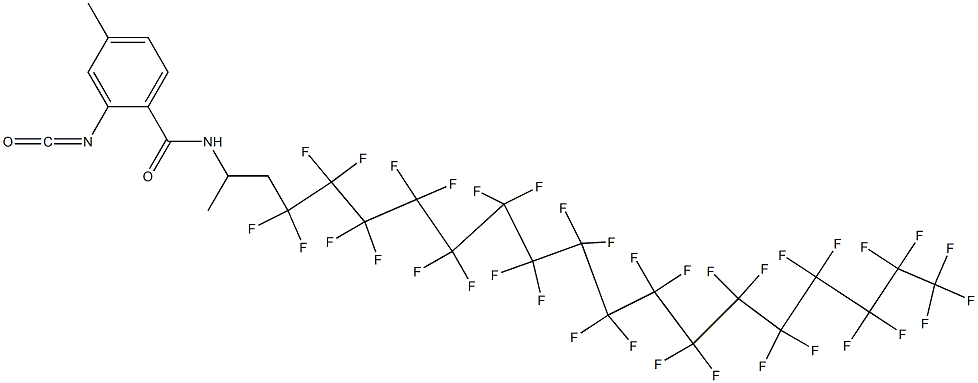 2-Isocyanato-4-methyl-N-[2-(pentatriacontafluoroheptadecyl)-1-methylethyl]benzamide|