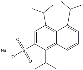 1,4,5-Triisopropyl-2-naphthalenesulfonic acid sodium salt Structure