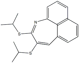 2,3-Bis(isopropylthio)naphth[1,8-bc]azepine Structure