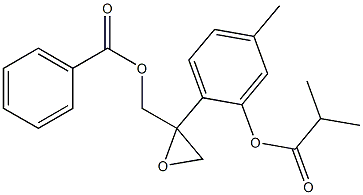 2-[2-(Benzoyloxymethyl)oxiranyl]-5-methylphenol 2-methylpropanoate