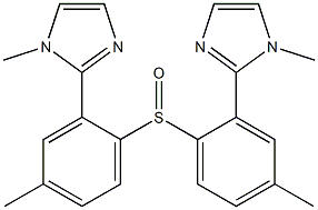 1-Methyl-1H-imidazol-2-yl(4-methylphenyl) sulfoxide 结构式