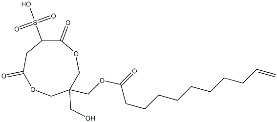 10-Undecenoic acid [1-(hydroxymethyl)-4,7-dioxo-6-sulfo-3,8-dioxacyclononan-1-yl]methyl ester
