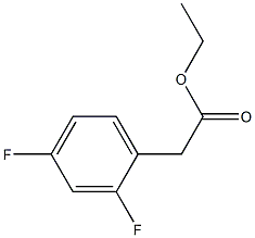 2,4-Difluorobenzeneacetic acid ethyl ester Struktur