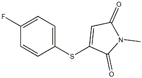 2-(4-Fluorophenylthio)-N-methylmaleimide|