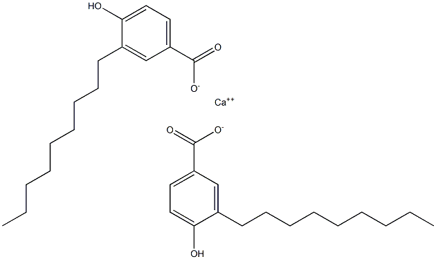 Bis(3-nonyl-4-hydroxybenzoic acid)calcium salt Struktur