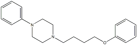 1-Phenyl-4-(4-phenoxybutyl)piperazine Structure