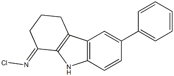 1,2,3,4-Tetrahydro-6-phenyl-N-chloro-9H-carbazol-1-imine 结构式