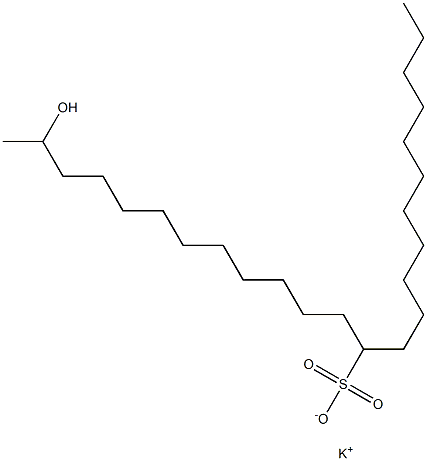  23-Hydroxytetracosane-12-sulfonic acid potassium salt