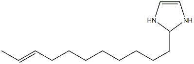 2-(9-ウンデセニル)-4-イミダゾリン 化学構造式