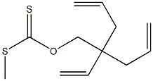 Dithiocarbonic acid O-[2-ethenyl-2-(2-propenyl)-4-pentenyl]S-methyl ester 结构式