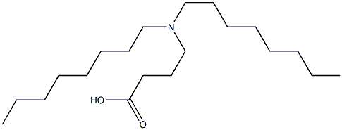 4-(Dioctylamino)butyric acid 结构式