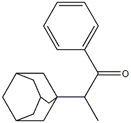 1-Phenyl-2-(1-adamantyl)-1-propanone 结构式