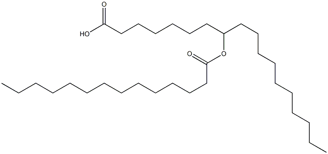 8-Myristoyloxyoctadecanoic acid Structure