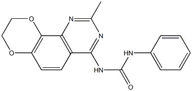 8-(3-Phenylureido)-2,3-dihydro-6-methyl-1,4-dioxa-5,7-diazaphenanthrene