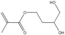 ブタン-1,2,4-トリオール4-メタクリラート 化学構造式