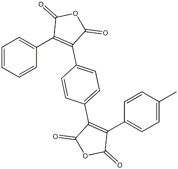 3-[4-[(2,5-Dihydro-2,5-dioxo-4-phenylfuran)-3-yl]phenyl]-4-(4-methylphenyl)furan-2,5-dione