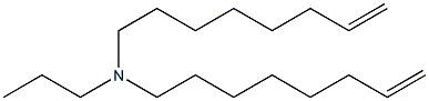 N-Propyl-N,N-di(7-octenyl)amine Structure