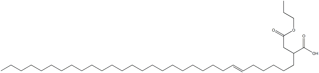 2-(6-Triacontenyl)succinic acid 1-hydrogen 4-propyl ester 结构式