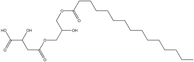 D-Malic acid hydrogen 4-(2-hydroxy-3-pentadecanoyloxypropyl) ester
