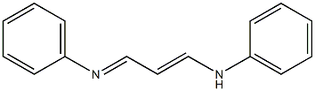 N-Phenyl-3-(phenylamino)-2-propene-1-imine 结构式