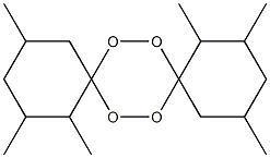 1,2,4,10,11,13-Hexamethyl-7,8,15,16-tetraoxadispiro[5.2.5.2]hexadecane Struktur