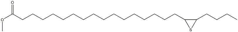 18,19-Epithiotricosanoic acid methyl ester,,结构式