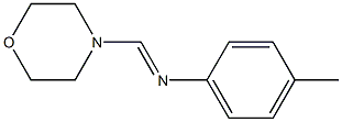 N-(Morpholinomethylene)-4-methylaniline Structure