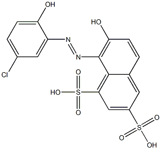 8-[(5-Chloro-2-hydroxyphenyl)azo]-7-hydroxy-1,3-naphthalenedisulfonic acid