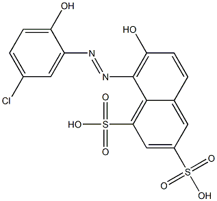 8-[(5-Chloro-2-hydroxyphenyl)azo]-7-hydroxy-1,3-naphthalenedisulfonic acid|