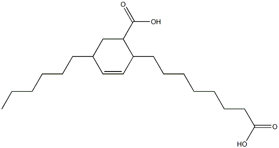 6-Carboxy-4-hexyl-2-cyclohexene-1-octanoic acid