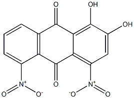1,2-Dihydroxy-4,5-dinitroanthraquinone Structure