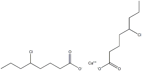 Bis(5-chlorooctanoic acid)calcium salt Structure