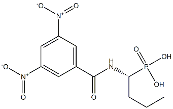 3,5-Dinitro-N-[(1R)-1-phosphonobutyl]benzamide Structure