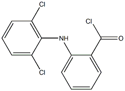 o-(2,6-Dichloroanilino)benzoyl chloride,,结构式