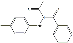 N1-Benzoyl-N2-(4-methylphenyl)acetohydrazide 结构式